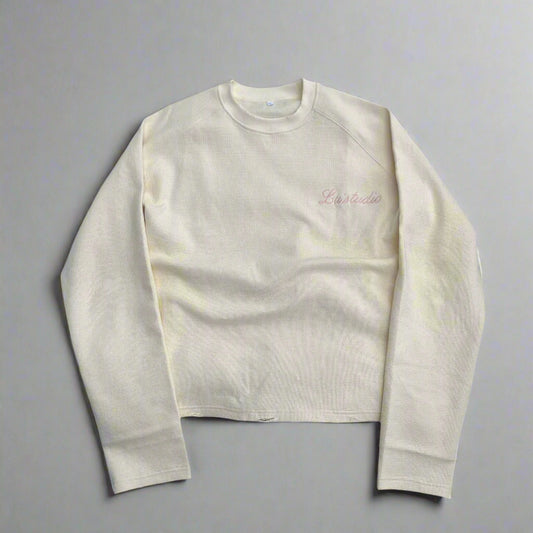 Waffle Knit Long Sleeve tee
