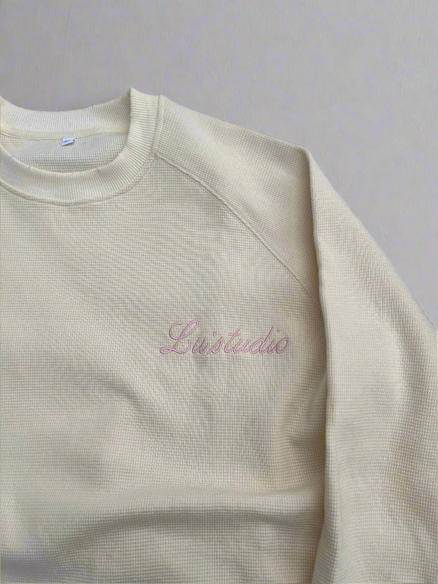 Waffle Knit Long Sleeve tee