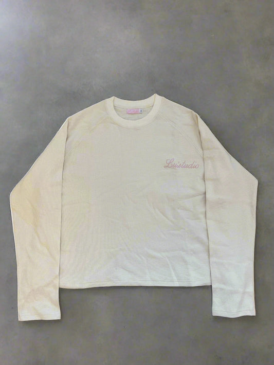 Waffle Knit Long Sleeve tee